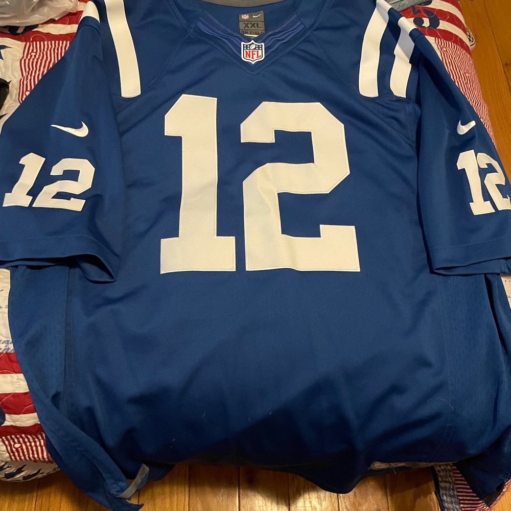 Stitched Nike Indianapolis Colts Andrew Luck On-field Jersey
